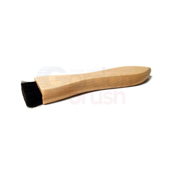 2 x 6 Row Horsehair Bristle and Wood Handle Applicator Brush, PK12